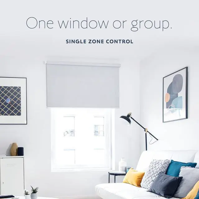 Alt view image 6 of 7 - Remote Situo 1 Pure 74300 RTS Single Channel Remote Control for 1 Motorized Shade or Group RTS Only (Not Zigbee/Wi-Fi/Z-Wave) Includes Wall Holder Elegant White