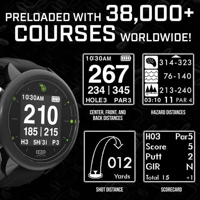 Alt view image 3 of 6 - Golf Swami Golf GPS Watch with Personalized Club Suggestions