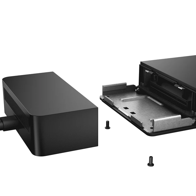 Alt view image 5 of 7 - WD19 180W Docking Station (130W Power Delivery) USB-C, HDMI, Dual DisplayPort, Black