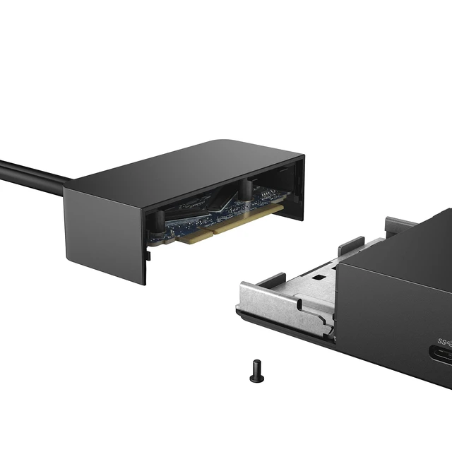 Alt view image 6 of 7 - WD19 180W Docking Station (130W Power Delivery) USB-C, HDMI, Dual DisplayPort, Black