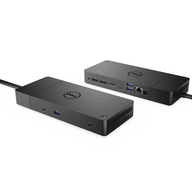 Alt view image 7 of 7 - WD19 180W Docking Station (130W Power Delivery) USB-C, HDMI, Dual DisplayPort, Black