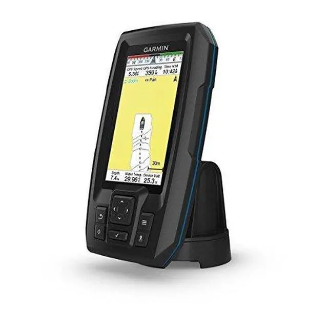 Alt view image 4 of 4 - Striker Plus 4 with Dual-Beam Transducer and Protective Cover, 4.3" LED Display, 1.1 lbs, Fishfinder, Plus 4 Model