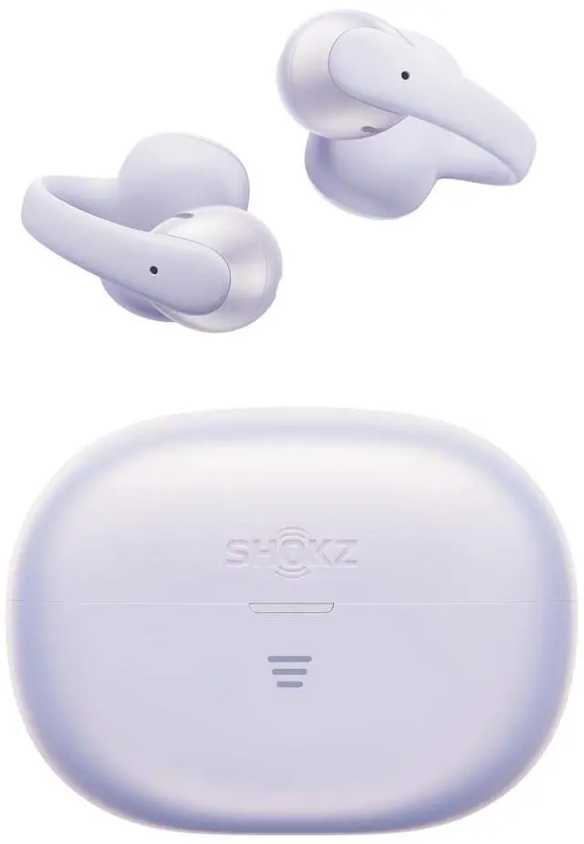 Main image of OpenDots Air Open-Ear Clip-On Bluetooth Earbuds, Purple,Touch Control | Deep bass, secure fit, 36h playback, Bluetooth 6.1, AI noise reduction, IP55