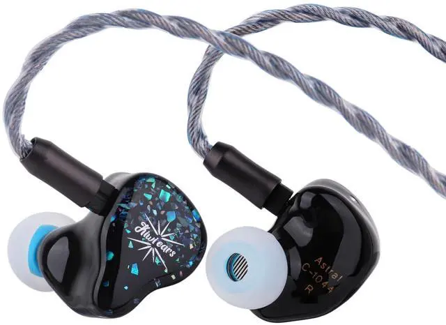 Main image of Kiwi Ears Astral 1DD+6BA Hybrid in Ear Monitor, Wired Earbuds, HiFi Studio Recording &Mixing Earphone, Portable Gaming IEMs for Professional Music Engineers Audiophiles (Blue)