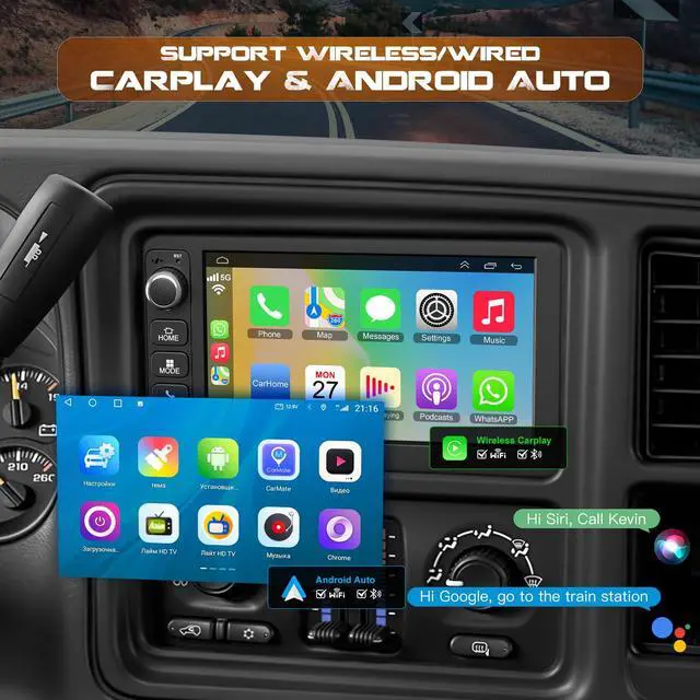 Alt view image 4 of 7 - Car Radio Stereo for Chevrolet Silverado Chevy 1500/2500/3500 2003-2006 | GMC Sierra Impala Tahoe Yukon Avalanche 2003-2006, with 1280 * 800 IPS Touchscreen, GPS Navigation, Bluetooth, Backup Camera