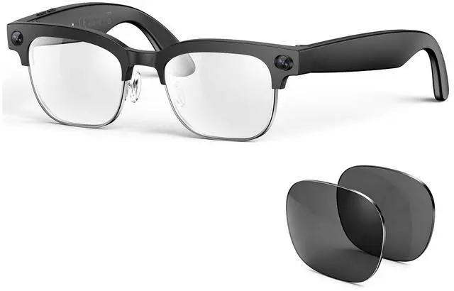 Main image of 2026 AI Smart Glasses for Men Women,8MP 4K Camera Glasses,Supports AI Voice Control/Video/Photo/Audio Recording,Bluetooth Glasses with 133 Translations,Blue Light Blocking Lenses+Extra Sunglasses
