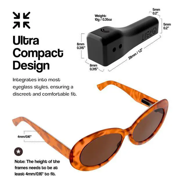 Alt view image 4 of 7 - x Glasses - Find Your Glasses and Apple Find My (iOS only), Glasses Tracker - Android not Supported