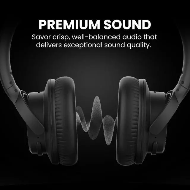 Alt view image 4 of 7 - Ensemble - Wireless Headphones for TV Watching for Seniors | Easy Setup & Charging Dock, Works via Optical, AUX or Bluetooth on Compatible TVs, 35H Playtime, Comfortable Fit