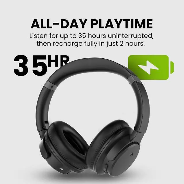 Alt view image 5 of 7 - Ensemble - Wireless Headphones for TV Watching for Seniors | Easy Setup & Charging Dock, Works via Optical, AUX or Bluetooth on Compatible TVs, 35H Playtime, Comfortable Fit