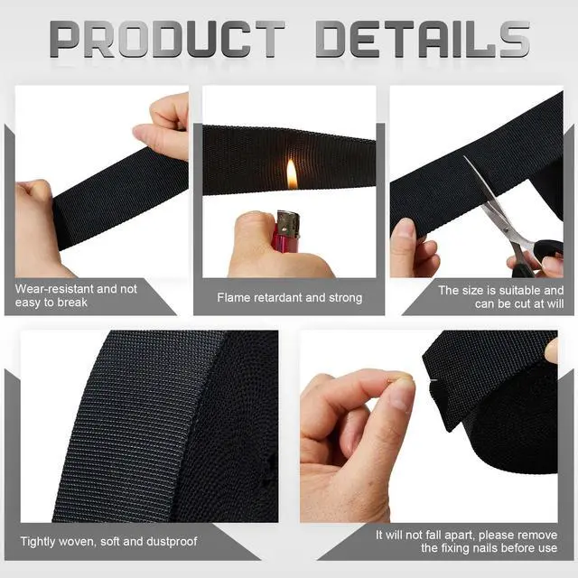 Alt view image 4 of 6 - 26 ft Nylon Hydraulic Hose Protector Sleeve Tig Torch Cable Cover Black Protective Cover Hose Sheath Hydraulic Wrap Cutting Wire Sheath Sleeve Management Wrap for Cord Tig(1 Inch Id)