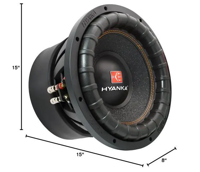 Alt view image 7 of 7 - BSP-15-2 15-Inch Car Subwoofer, 3200W Max, Dual 2 Ohm DVC | 3-inch voice coil, black aluminum basket, and paper cone deliver deep bass for car audio systems