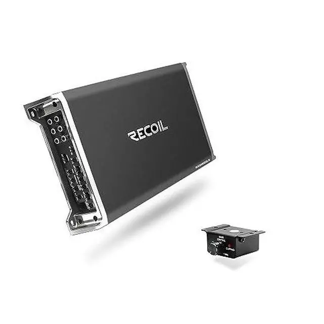 Alt view image 2 of 7 - RED1800.5 Class-D Car Audio 5-Channel Amplifier 1800W Max Power | Mono 1 Ohm Stable Remote Bass Knob Included