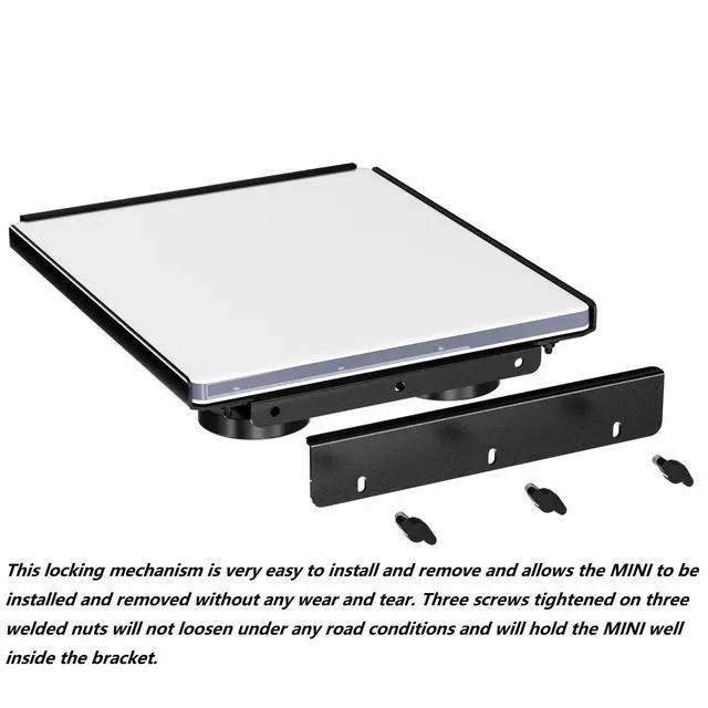 Alt view image 4 of 7 - Professional for Starlink Mini Mount Magnetic Mount Kit -Universal Quick-Release System for Cars and Boats, Graded Steel, Weather-Resistant,360° Protection Design (StainlessSteel Heavy Duty Bracket)