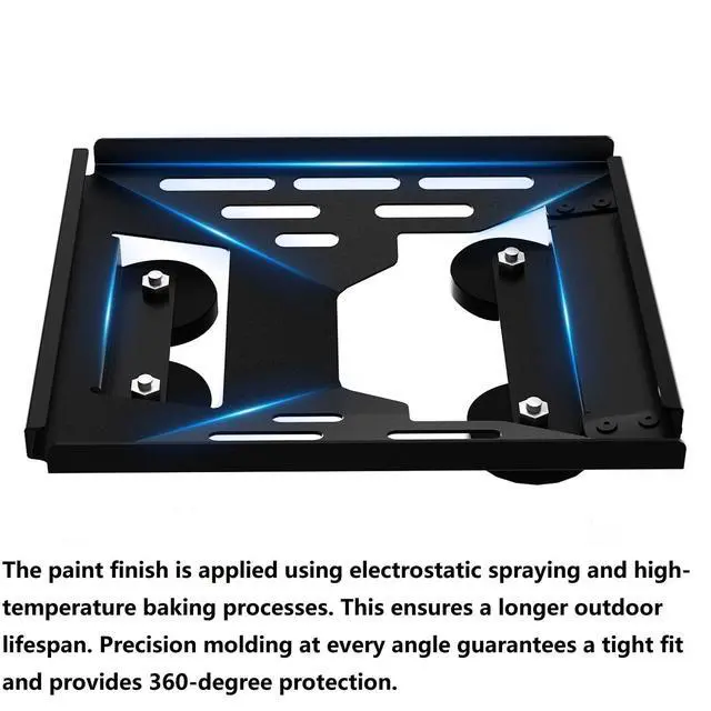 Alt view image 5 of 7 - Professional for Starlink Mini Mount Magnetic Mount Kit -Universal Quick-Release System for Cars and Boats, Graded Steel, Weather-Resistant,360° Protection Design (StainlessSteel Heavy Duty Bracket)