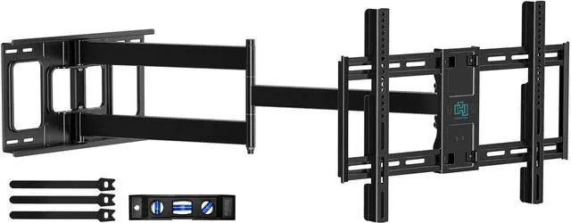 Main image of Extra Long Arm Full Motion TV Wall Mount for 4280 TVs | 43 Long Extension, Swivel ±90° & Tilt ±10°, Leveling ±3°, Holds Up To 110 Lbs, Max Vesa 600x400mm, Fits 16,18 Studs