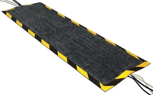 Alt view image 4 of 6 - Morland Protect - 47¼in x 15in - Carpet and Rubber Cord Cover Mat - Overfloor Protector for Cables Cords or Wires - Protect from Trips and Falls, Quick, Easy, Simple, Repositionable