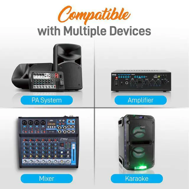 Alt view image 2 of 7 - Bluetooth Multi-Channel Hybrid Pre-Amplifier System - 3000W Home Audio Rack Mount Stereo Power Amplifier Receiver w/ Radio, USB, UHF, Dual Wireless Karaoke mic, Speaker Sound System - PWMA4004BT
