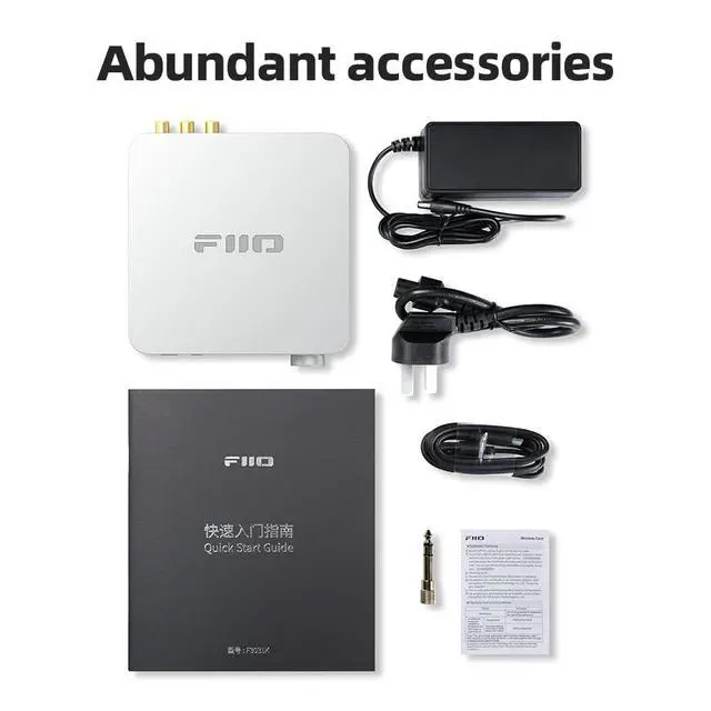 Alt view image 7 of 7 - K11 DAC and Headphone Amplifier for Home Audio or PC, 6.35mm and Balanced 4.4mm, RCA, Coaxial, Optical, 1400mW, 384kHz/24Bit DSD256 (Black)