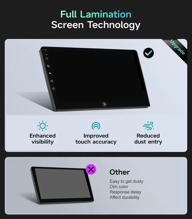 Alt view image 6 of 7 - Car Radio Stereo for Honda Civic 2006-2011, Wireless CarPlay Android Auto | 9" IPS HD touchscreen, 64G storage, 5G WiFi GPS navigation, phone link, Bluetooth FM AM SWC, 1080P backup camera