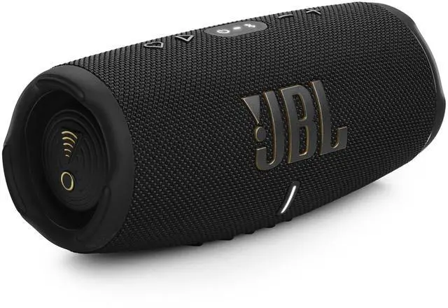 Main image of Charge 5 Wi-Fi - Portable Wi-Fi Speaker - Black | Bold Original Pro Sound with deep bass, Wi-Fi and Bluetooth connectivity, Portability with 20 hours of battery life