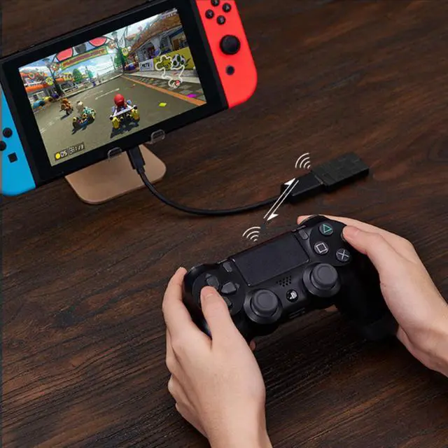Alt view image 7 of 7 - Adapter Switch Controller Adapter 2 USB Wireless for Windows, Mac & Raspberry Pi, Compatible with Xbox Series X & S, PS5/PS4/PS3 Controllers