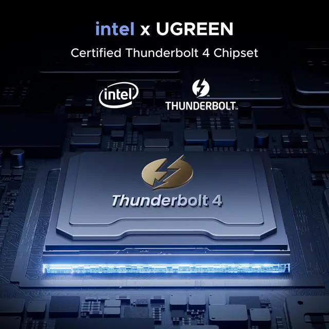 Alt view image 3 of 7 - 13-in-1 Thunderbolt 4 Docking Station, Dual 4K@60Hz, 2.5G Ethernet | 3xTBT4 40Gbps, Single 8K@30Hz, 90W Host Charging, SD/TF 4.0 312MB/s, TBT4 Dock for MacBook and Windows Laptop,Revodok Max 213