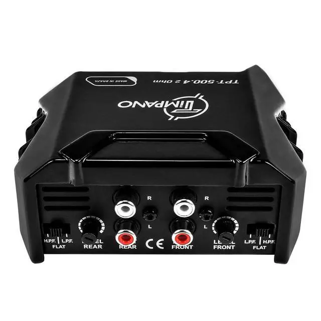 Alt view image 4 of 7 - Audio TPT-500.4 2 Ohm 400 Watt 4 Channel Car Audio Amplifier
