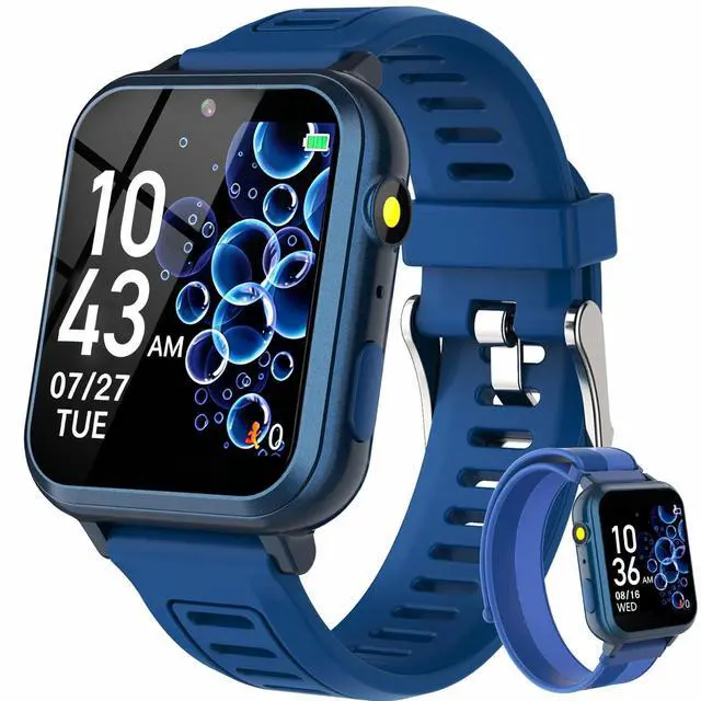 Main image of Kids Game Smart Watch for Kids with 39 Puzzle Games HD Touch Screen Camera Music Player Pedometer Alarm Clock Calculator Flashlight 12/24hr Kid Watch Gift for 4-12 Year Old Boys Toys for Kid