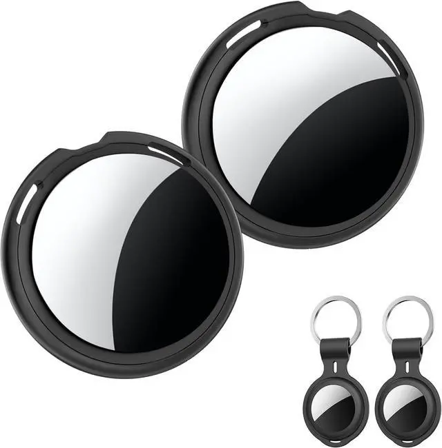 Main image of 2 Pack Smart Tracker Tags MFi Certified for Apple Find My Item Finder | Air Tracker Bluetooth Tracking Devices Tags Global Coverage Locator Item Finder for Keys Kids Dogs Luggage Wallet Backpack