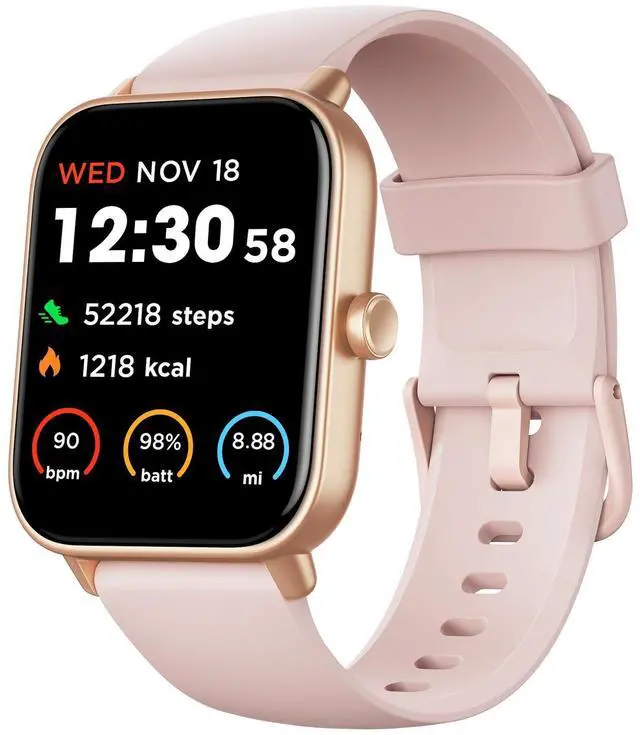 Main image of Smart Watch for Women,1.8 Touchscreen, Bluetooth Call, Alexa Built-in,24/7 Heart Rate SpO2 Monitor,Step Counting,Sleep Tracking, IP68 Waterproof Fitness Tracker Watch for Android iPhone