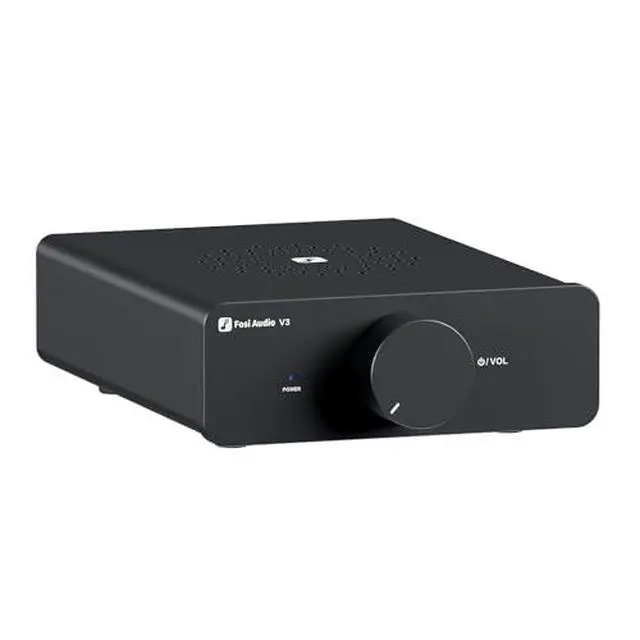 Alt view image 2 of 7 - V3 Stereo Amplifier Home Audio 300 Watts x2 Power TPA3255 Class D Mini Speaker Amp 2 Channel Audio Component for Passive Bookshelf Tower Speakers Desktop Home Theater with 48V Power Supply