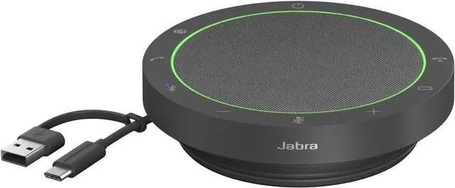 Main image of Speak2 55 Wireless Bluetooth Speakerphone - Portable Speaker with 4 Noise-Cancelling Mics, 50mm Full-Range Speakers & Wideband Audio - Certified Microsoft Teams Speaker - Dark Grey