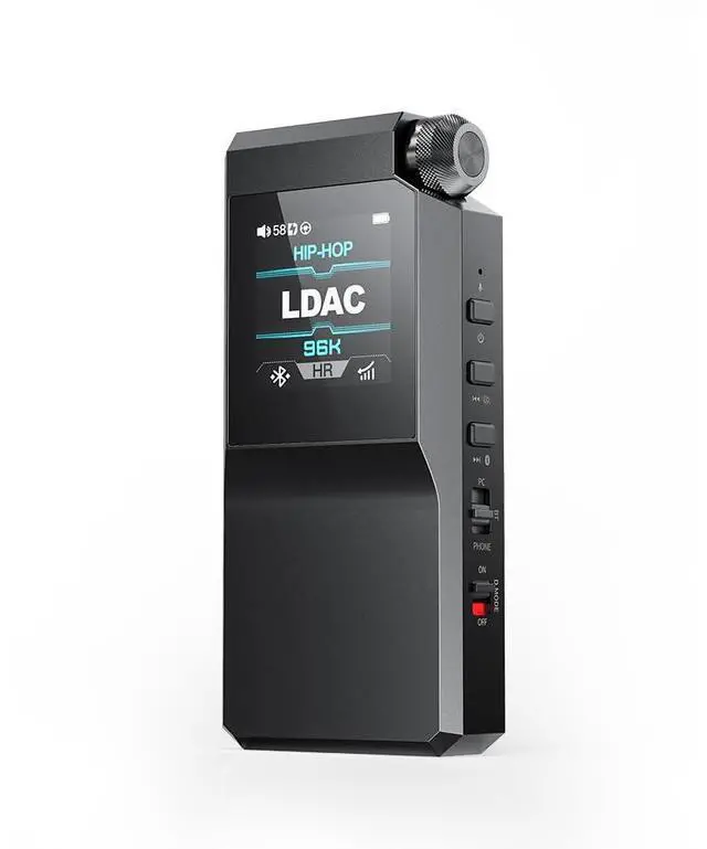 Main image of BTR17 Bluetooth 5.4 USB DAC AMP with LDAC, aptX Lossless. Dual ES9069Q, 10-Band PEQ, THX AAA 78+amps 3.5mm Unbalanced & 4.4mm Balanced (Black)