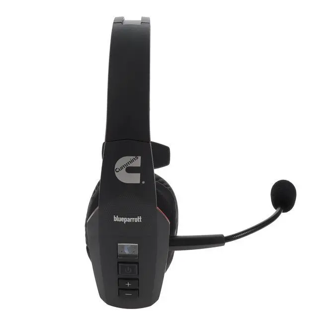 Alt view image 3 of 7 - Edition BlueParrott B450-XT Noise Cancelling Bluetooth Headset Unique Design with Industry Leading Sound & Improved Comfort, Up to 24 Hours of Talk Time, IP54-Rated, Black Red