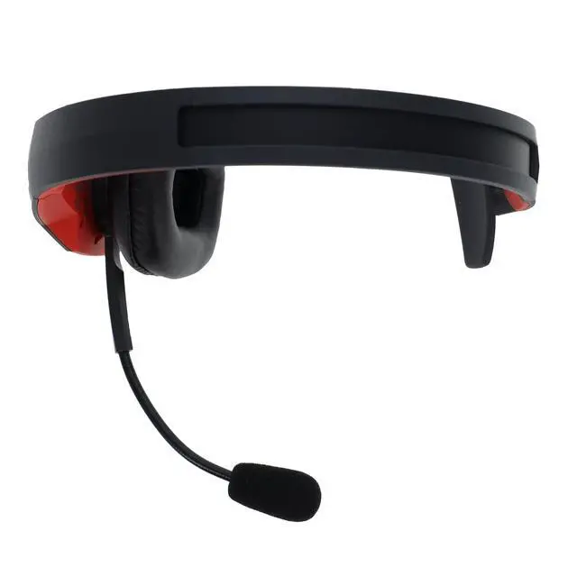 Alt view image 4 of 7 - Edition BlueParrott B450-XT Noise Cancelling Bluetooth Headset Unique Design with Industry Leading Sound & Improved Comfort, Up to 24 Hours of Talk Time, IP54-Rated, Black Red