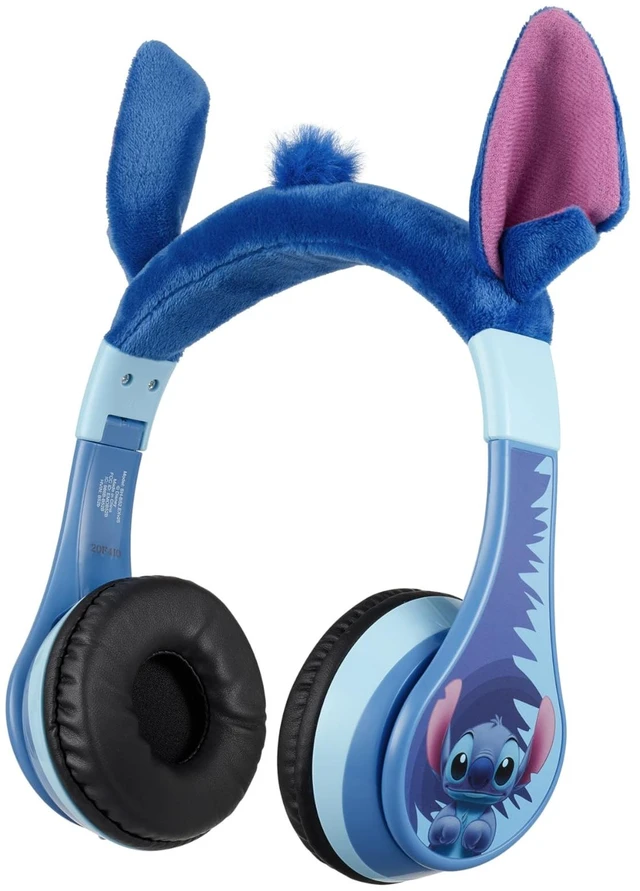 Main image of Disney Stitch Bluetooth Headphones for Kids, Wireless Headphones for School Volume Reduced and Built-in Microphone