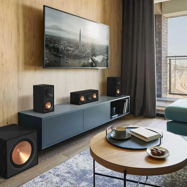 Alt view image 6 of 7 - Reference Next-Generation R-50M Horn-Loaded Bookshelf Speakers with 5.25 Spun-Copper Woofers for Best-in-Class Home Theater Sound in Black