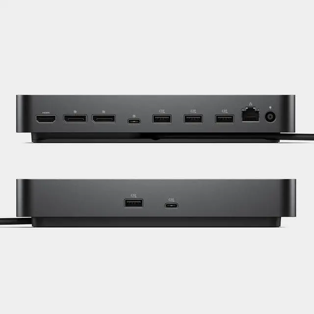 Alt view image 7 of 7 - Pro Dock WD25 Universal Docking Station Bundle USB-C/USB-A Dual Display Dock with 100W Adapter + HDMI Cable + USB-C Cable + DisplayPort Cable + Cleaning Cloth