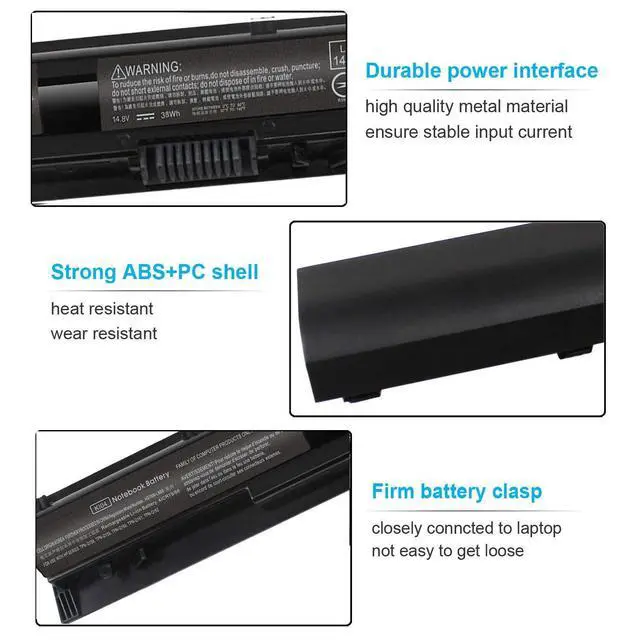 Alt view image 3 of 7 - 800049-001 KI04 K104 Battery for HP Pavilion 17-g 17t-s 15-ab 15t-ab 15-an 15-ab223cl 15-ab243cl 15-ab247cl 17t-s100 17-g119dx 17-g192dx 17-g133cl 17-g121wm 17-g153us 800009-421 800010-421 800050-001