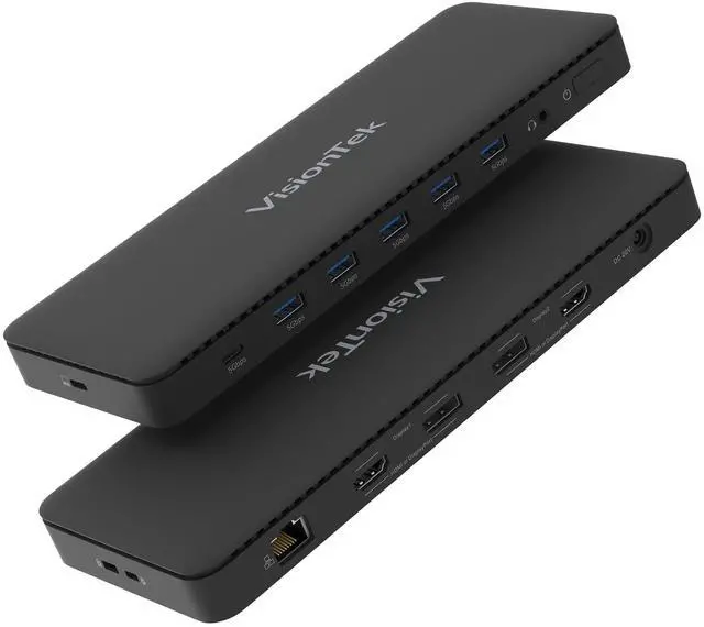 Main image of VT4600DL Universal Dual Monitor Docking Station USB-C/USB-A | Dual 4K Display via HDMI/DP, 100W Power Delivery, Universal DisplayLink, Windows & Mac Support, Hybrid Enterprise Deployment