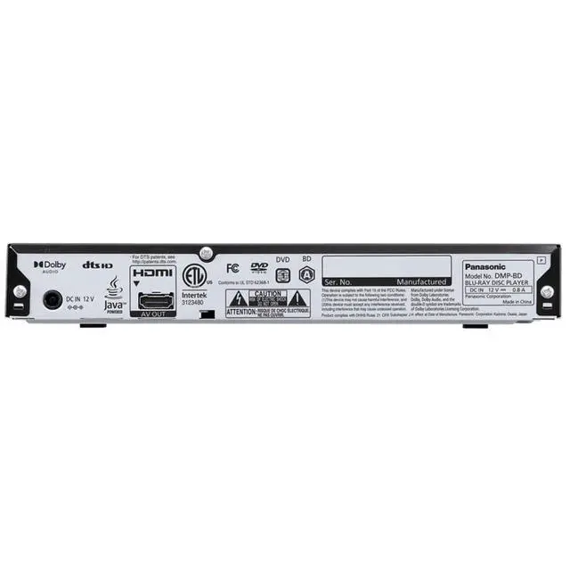 Alt view image 5 of 7 - Region Free Blu-Ray Player Compatible with Panasonic DMP-BD Multi Region Code Free | Blu-Ray Regions A, B, C | DVD Regions 0-8 with 6FT HDMI Bundle