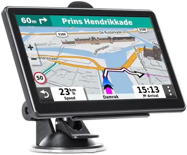 Main image of GPS Navigator for Car Truck RV, 7" Touchscreen GPS Navigation System, 2026 Map with Voice Guidance, Speed Alert, Red Light Warning, Custom Truck Routing, Free Updates (Blue)