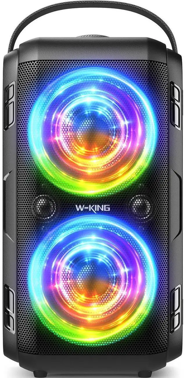 Main image of Party Bluetooth Speaker Boom Box, 180W Max Big Large Speaker | 105dB Loudest Wireless Outdoor Portable Speaker 4 Drivers with 2*4.04'' Subwoofer, 80W HD Huge Deep Bass, IPX5/24H/EQ/USB/TF