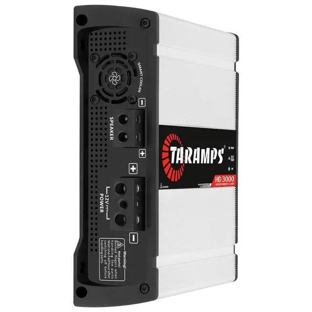 Alt view image 4 of 7 - Taramps HD 3000 0.5 Ohm White 1 Channel 3000 Watts RMS MAX Full Range Car Audio Monoblock LED Monitor Indicator Class D Amplifier Crossover, HD 3k