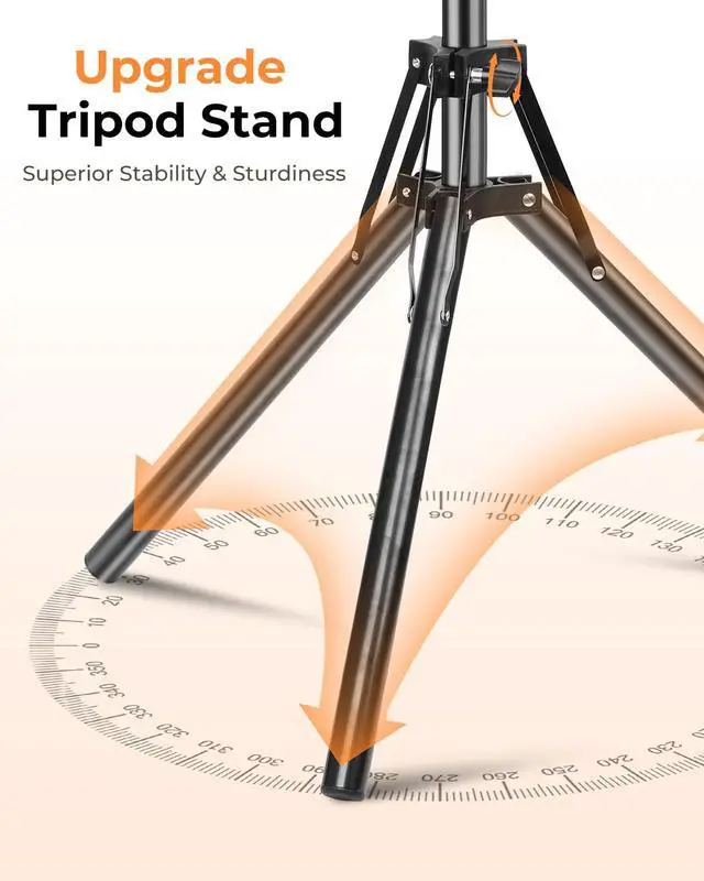 Alt view image 3 of 7 - Starlink Mini Tripod Mount, 3-Level Height & 360° Tilt, Stable for Camping