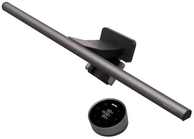 Main image of ScreenBar Halo 2 LED Monitor Light Bar - Wireless Controller, Backlight, Motion Sensor, Adjustable Brightness/Color Temperature, Eye-Care, No Screen Glare, Fits Curved Monitor, Monitor Accessory