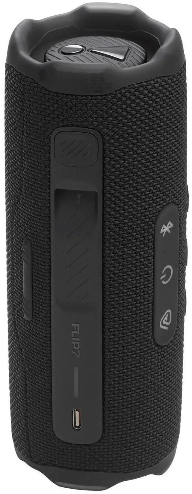 Alt view image 3 of 6 - Flip 7 Portable Bluetooth Speaker, IP68 Waterproof, Dustproof, Drop-Proof, PushLock System, AI Sound Boost, 16H Battery, Megen Hardshel Protection Case (Black)