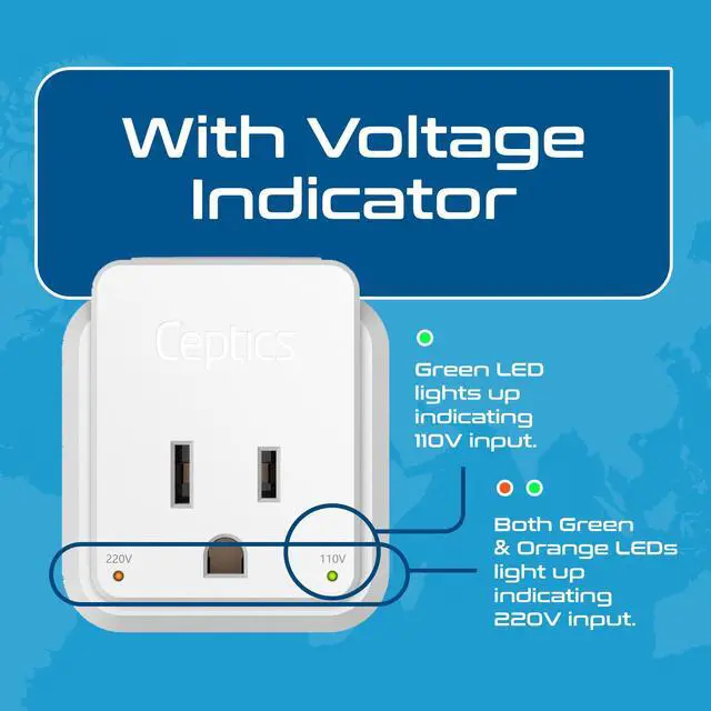 Alt view image 5 of 7 - South Africa Power Adapter Travel Set - 20W PD & QC, Fast & Safe with Dual USB & USB-C - 2 USA Outlet - Use All Over Africa, Zimbabwe, Morocco - Includes Type E/F, M, G SWadAPt Attachments