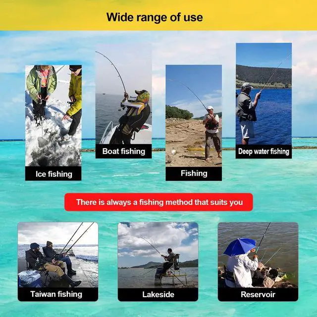 Alt view image 5 of 6 - Handheld Fish Finder Portable Fishing Kayak Fishfinder Fish Depth Finder Fishing Gear with Sonar Transducer and LCD Display