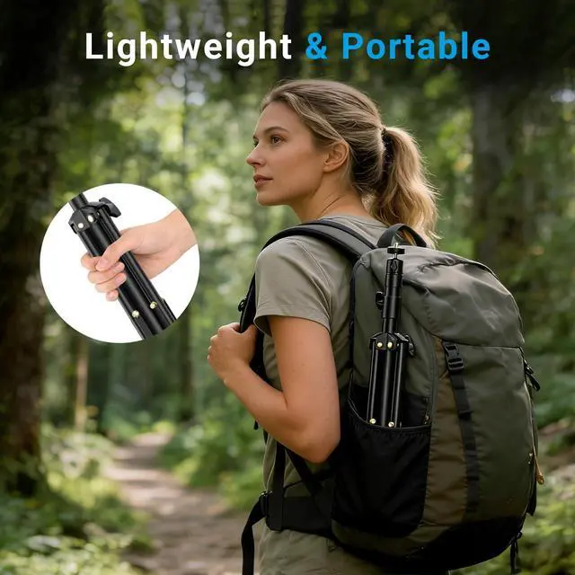 Alt view image 3 of 7 - Starlink Mini Tripod Mount with Adapter - Height Adjustable & 360° Tilt, Compatible with Starlink Mini Terminal, Portable Sturdy Stand for RV Camping & Outdoor Use